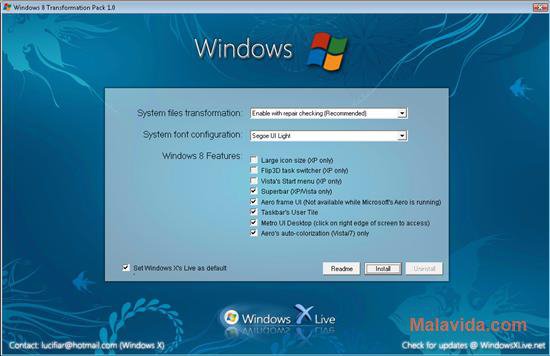 Windows 8 transformation pack 6.5 free download